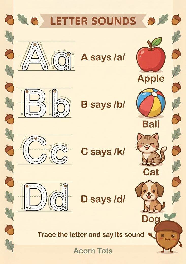 Learn the letter sounds